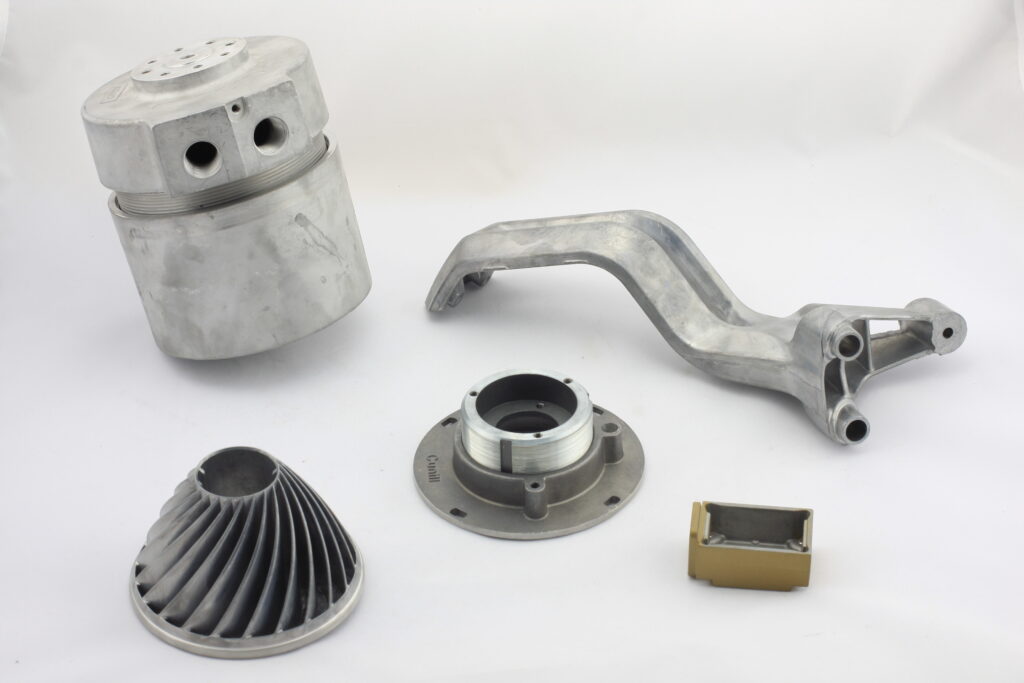 Exempel på produkter tillverkade genom gjutning - Attentio Solutions.