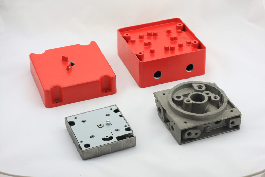 Exempel på produkter tillverkade genom gjutning - Attentio Solutions.